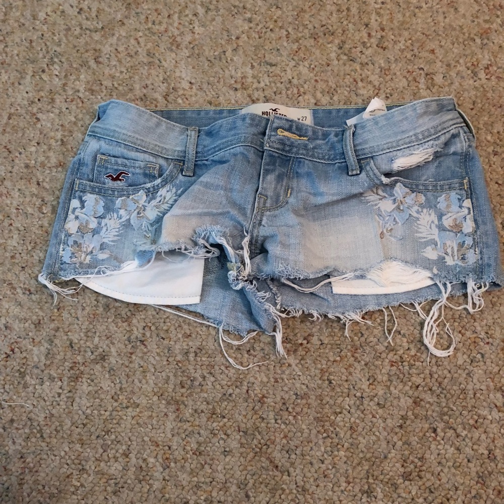 Embroidered shorts
